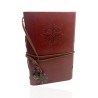 Retro Deri Defter Pusula Tasarımlı Büyük Boy Kahverengi, çelik bileklik, modern takı, zarif aksesuar, kadın bileklik, erkek bile