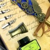 Tüylü Divid Kalem Set Mühürlü 5 Adet Uçlu Ayaklı, nostaljik oyuncak, dekoratif ahşap, özel tasarım, kaliteli hediyelik