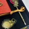 Tüylü Divid Retro Defter Set Mürekkepli Tüylü Divid Ayaklıklı, nostaljik oyuncak, dekoratif ahşap, özel tasarım, kaliteli hediye