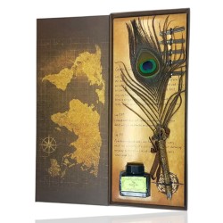 Tüylü Divid Kalem Set 5 adet Uçlu, nostaljik oyuncak, dekoratif ahşap, özel tasarım, kaliteli hediyelik