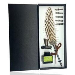 Ayaklıklı Tüylü Divid Kalem Set, nostaljik oyuncak, dekoratif ahşap, özel tasarım, kaliteli hediyelik