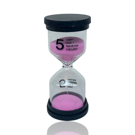 5 Dakikalık Pembe Renk Kum Saati, nostaljik oyuncak, dekoratif ahşap, özel tasarım, kaliteli hediyelik
