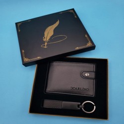 Kişiye Özel Anahtarlık Cüzdan Siyah Set Tüylü Kutu, çelik bileklik, modern takı, zarif aksesuar, kadın bileklik, erkek bileklik