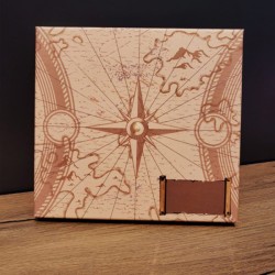 Kişiye Özel Retro Pusula Defter Kalem Set Kahverengi Pusula Kutulu, çelik bileklik, modern takı, zarif aksesuar, kadın bileklik,