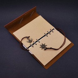 Kişiye Özel Retro Yaprak Defter Kalem Set Kırmızı Pusula Kutulu, çelik bileklik, modern takı, zarif aksesuar, kadın bileklik, er