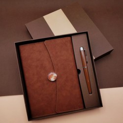 Kişiye Özel Vip Defter Kalem Set Kahverengi, çelik bileklik, modern takı, zarif aksesuar, kadın bileklik, erkek bileklik