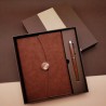 Kişiye Özel Vip Defter Kalem Set Kahverengi, çelik bileklik, modern takı, zarif aksesuar, kadın bileklik, erkek bileklik
